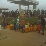 Endless queue for Petroleum product in Nigeria 