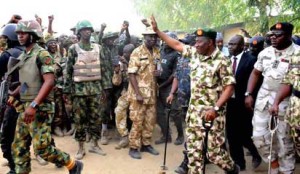 President Jonathan arrived mubi Village