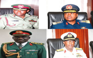 New service chiefs 